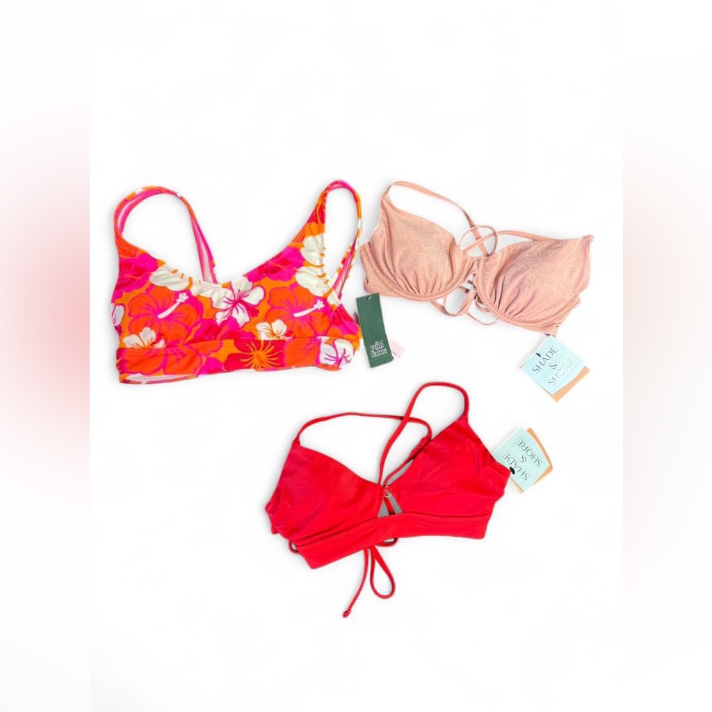 Shade & Shore-Wild Fable-Bikini Tops Bundle